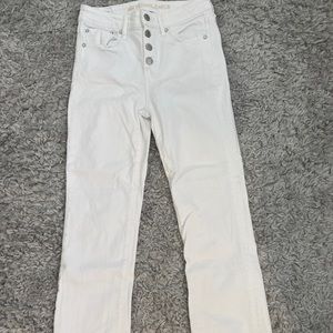 AMERICAN EAGLE White High Rise Jeans